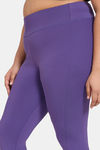 Zelocity True Curv Quick Dry Gym Leggings - Imperial Purple — thumbnail 5